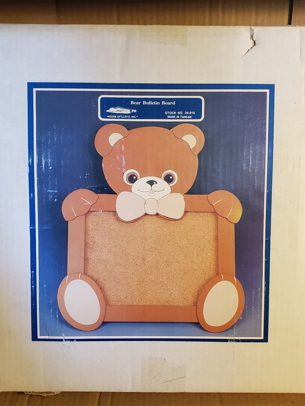 Teddy Bear Design Bulletin Board New Vintage 1997 House Of Lloyd Cottagecore
